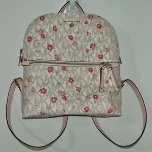 Michael Kors | Bags | White Pink Michael Kors Backpack Purse  display picture 2
